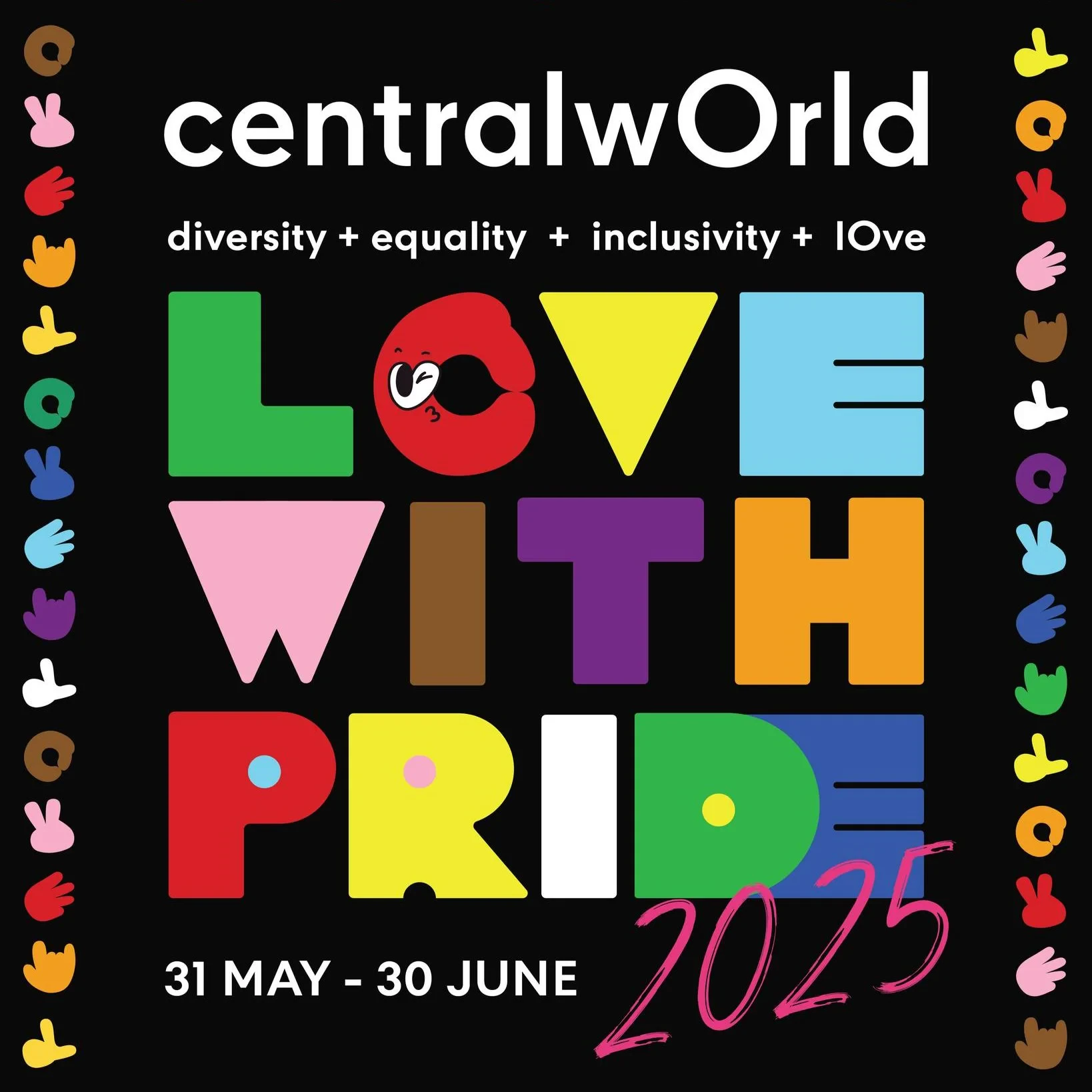 Celebrate PRIDE MONTH with "centralwOrld LOVE WITH PRIDE 2025"! @centralwOrld | 一起庆祝 “centralwOrld LOVE WITH PRIDE 2025” 的 骄傲月(PRIDE MONTH) 吧! @centralwOrld
